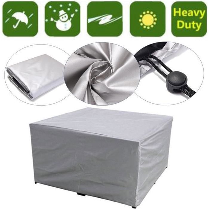 Housse de Protection Meuble - TEMPSA - Étanche - Gris - 180x120x74cm