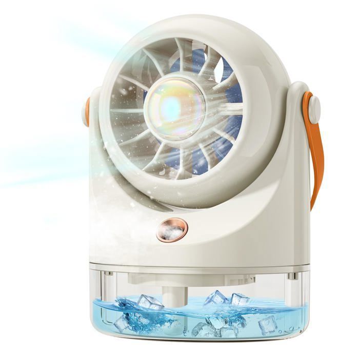 Ventilateur de table silencieux pour bureau chambre à coucher salon (beige) YYV - Yyv