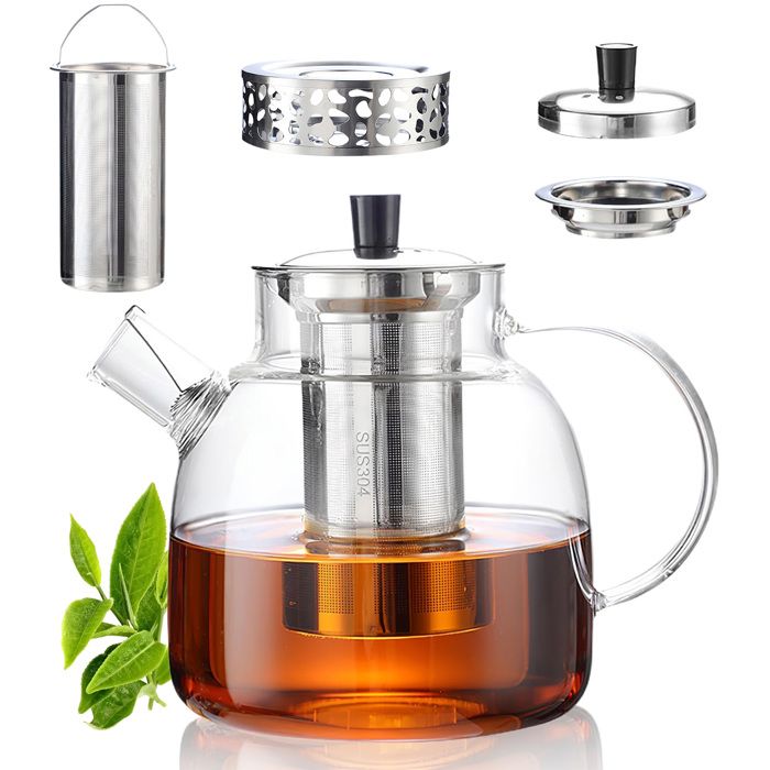 Theiere - Theiere Avec Infuseur - 950ml Theiere Verre - Pots à Thé Pour