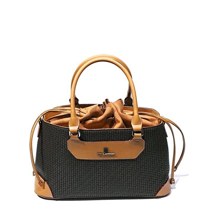 Ted Lapidus Fidelio - Grand sac à main cuir Marron TL08340MF