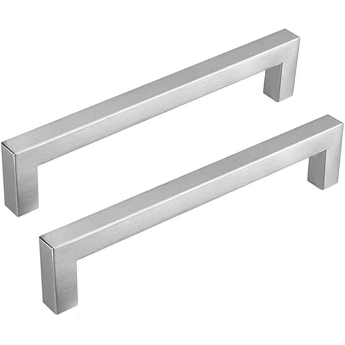 Lot de 5 Poignées Cuisine Inox 160mm Poignées Meuble Acier Inoxydable pour Porte Armoire