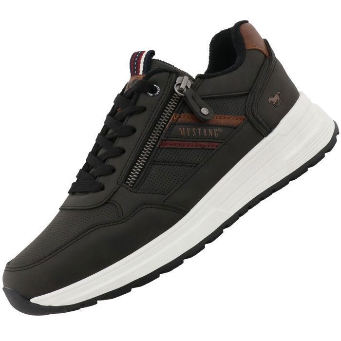 MUSTANG Baskets pour Homme 15M0171001-black Noir