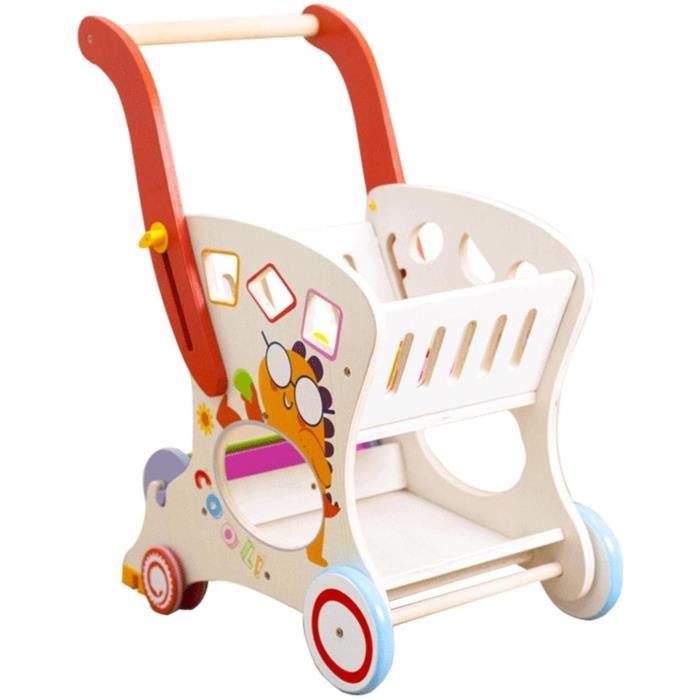 Chariot De Marche Chariot Enfant En Bois Hariot Bois Trotteur Pousseur Bebe Chariot Marche Trotteur Pousseur Bois Pour 1 An Et 171 Cdiscount Puericulture Eveil Bebe