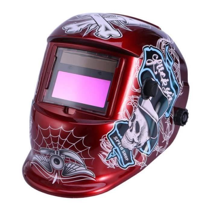 HXZVOGEN Casque Soudure Automatique - Masque Solaire True Color 4 Capteurs | Shade 4/5-9/9-13