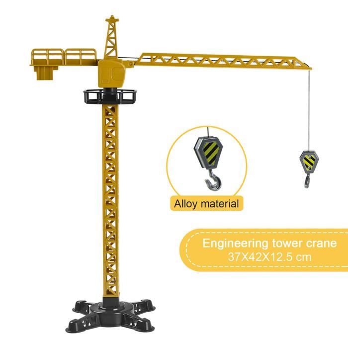 Inertie 3 - Remorque camion-grue 4CH RC pour enfants, Jouet de véhicule d'ingénierie à inertie