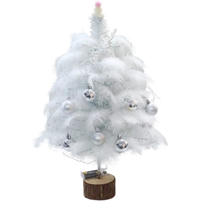 Petit Sapin De Noël De Table Avec Lumières Led, Arbre De Noël De Table