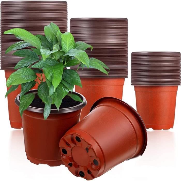 300 Pcs Pépinière De Plantes Pots en Plastique Pot De Démarrage