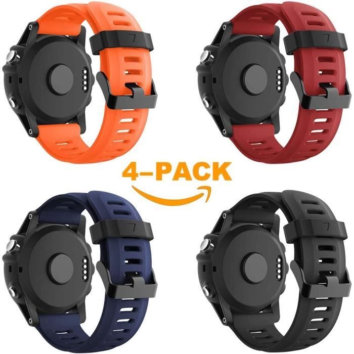 Bracelet De Montre - Compatible Garmin Fenix 3 Silicone Remplacement Bande  Sport , - Achat/vente bracelet de montre Blanc - Cdiscount
