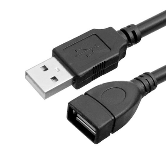 CABLING® 0.5M Rallonge USB 2.0 type A mâle / femelle 50cm