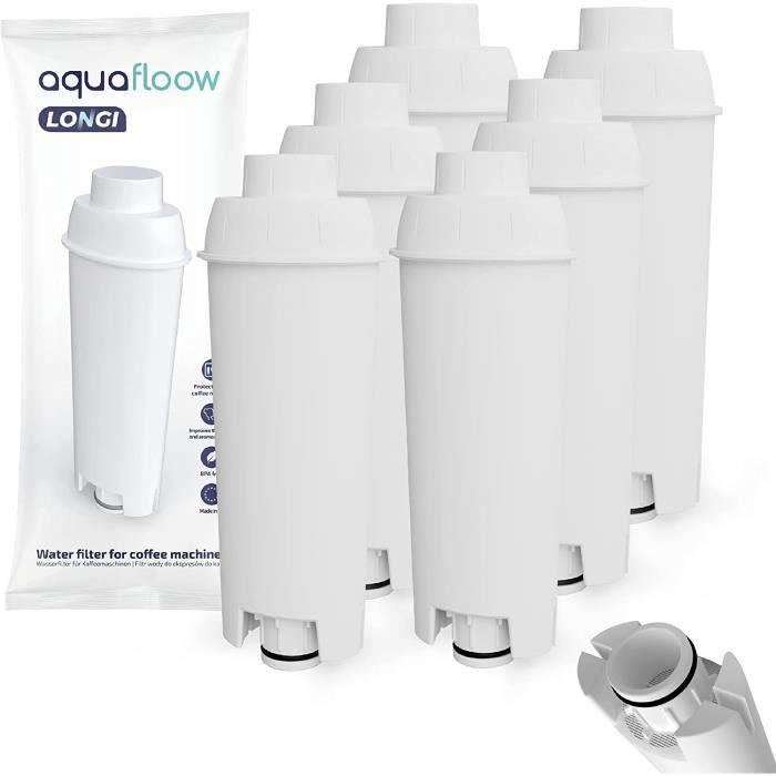Sillar 8x Filtres à Eau pour Machines à Café Delonghi DLSC002