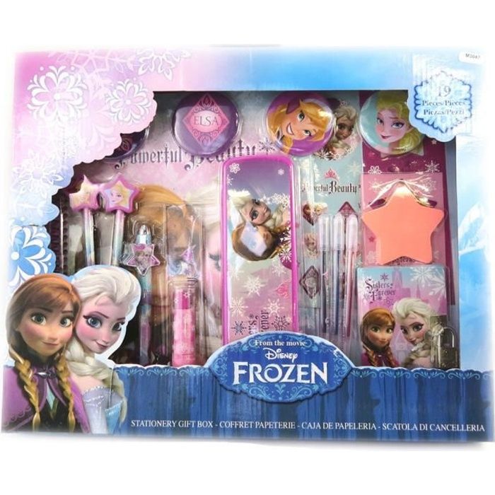 Reine des Neiges [M3047] - Set papeterie XXL Frozen - Reine des Neiges (19 pièces)