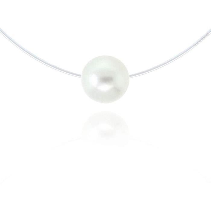 Collier En Argent 925 Avec Pierres Blanches - Neuf Avec étiquettes - Poinçonné