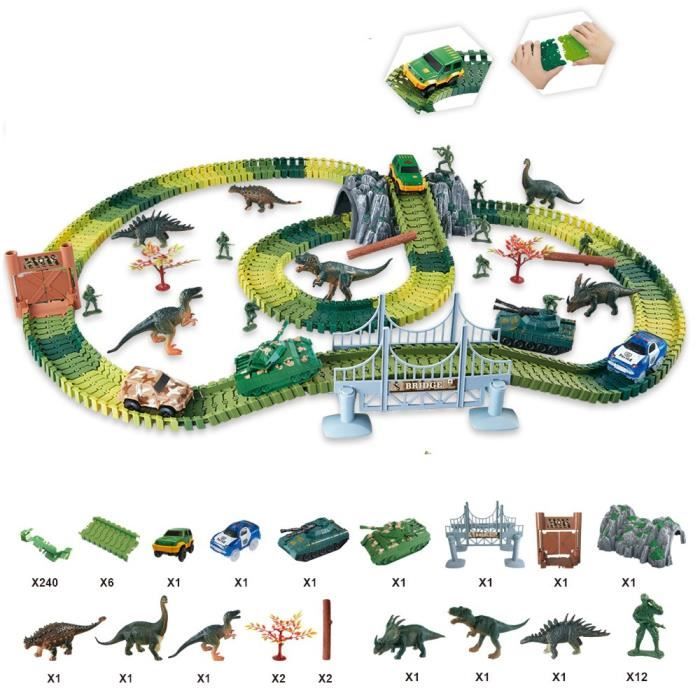 circuit voiture dinosaure