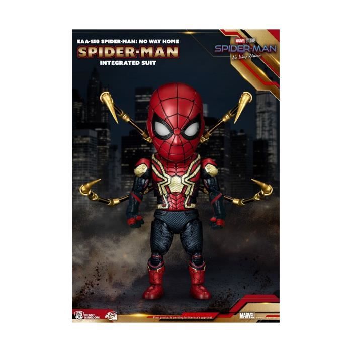 Beast Kingdom Spider-Man: No Way Home Actionfigur EAA-150 – Integrierter Anzug, Detailgetreue Sammlerfigur