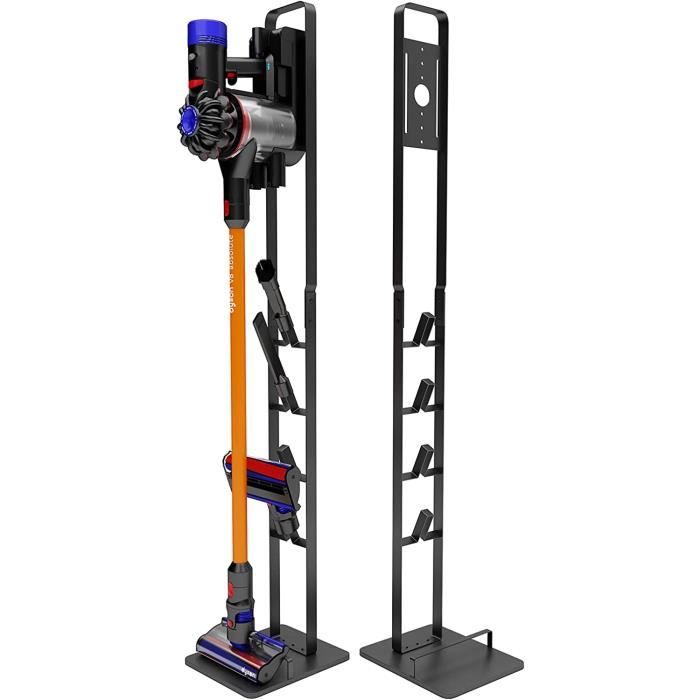 Dawnyield Support en metal pour aspirateur Dyson Wireless V6 V7 V8 V10 V11 Fixation au sol Pas
