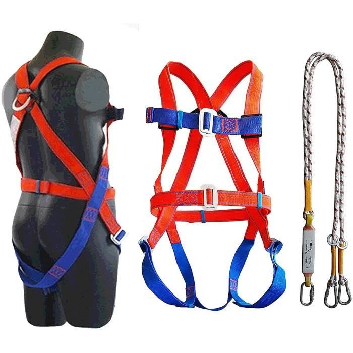 Harnais de sécurité testé 140 kg avec boucles auto Harnais de sécurité testé 140 kg avec boucles auto