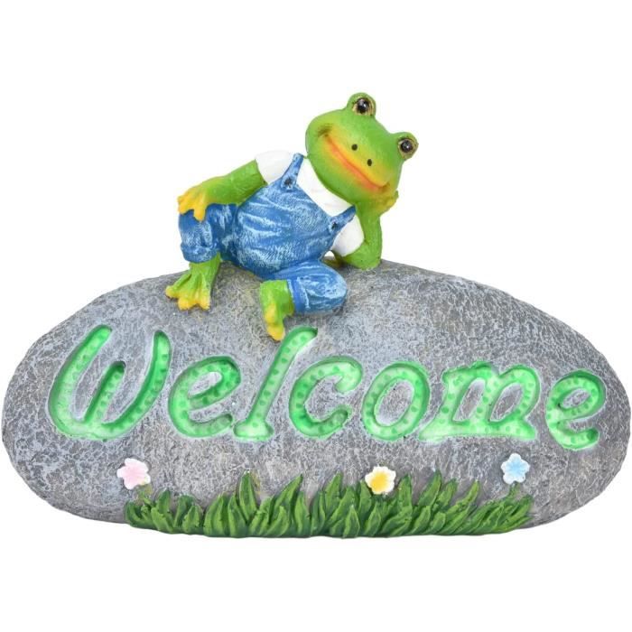 Statue De Grenouille Endormie Sur Balançoire - Décoration Jardin Résine Mignone Pour Terrasse, Balcon Ou Intérieur