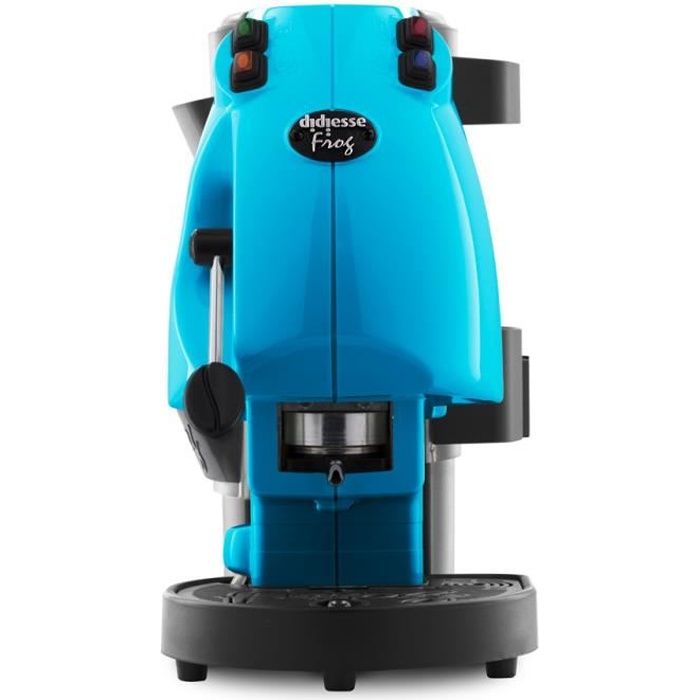 Cafetière à dosette Didiesse Frog Revolution - Noir/Bleu - Semi automatique - 15 L - 650 W