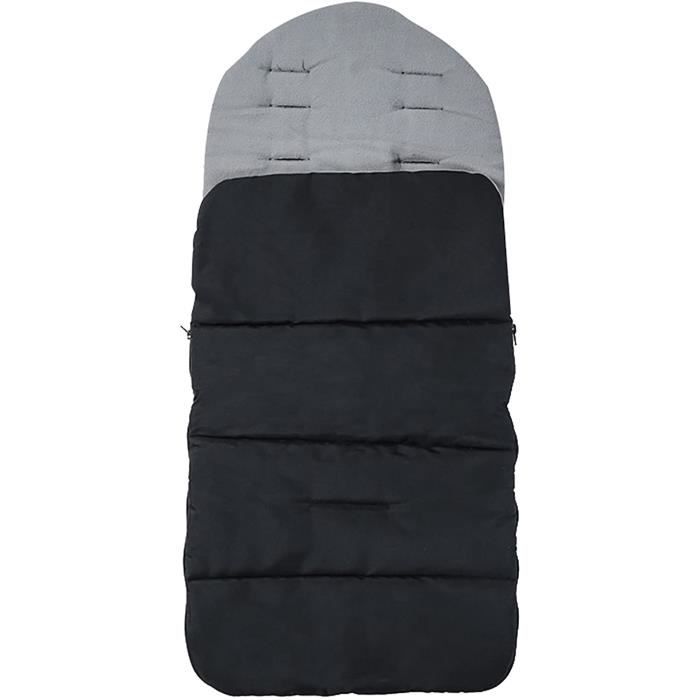 Chancelière Universelle Pour Poussette – Sac De Couchage Bébé Thermique – Doublure épaisse – Zip Double – 84 X 38 Cm