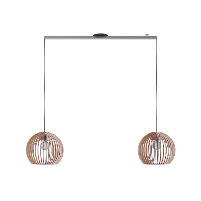 Lightswing® Twin - Inox - 110cm - Système de suspension pour deux lampes suspendues