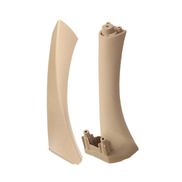 Beige (à droite) - Panneau intérieur de poignée de porte de voiture pour BMW E90 E91 série 3 318 320 325 328