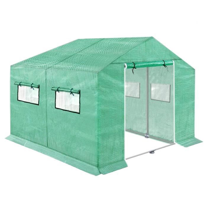 Windhager Strong Film Grillagé Pour Serre 5x1.5 M - Bâche Renforcée Fils Polyéthylène - Vert 250 G/m²