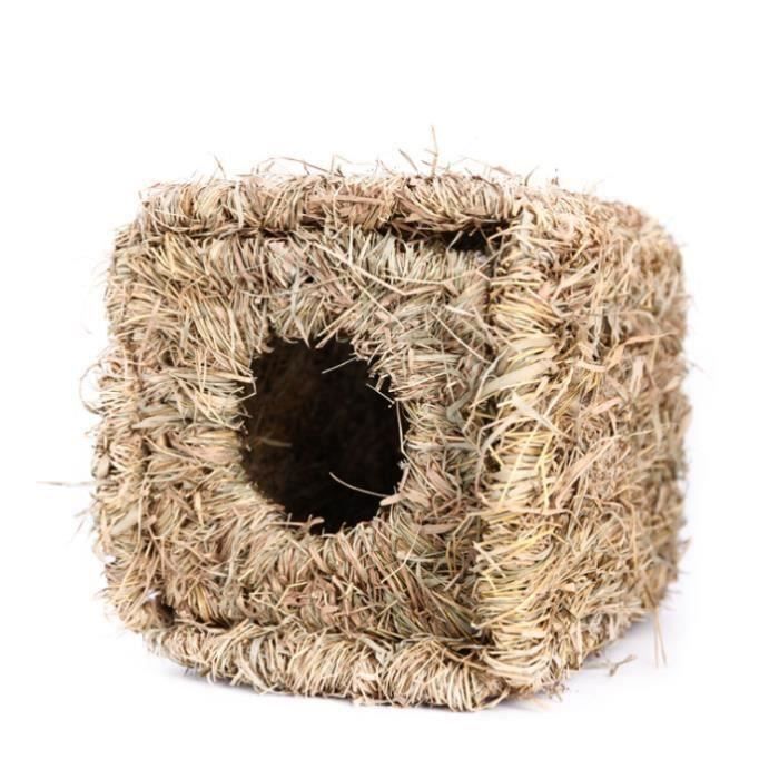 Maison En Bois Pour Petits Rongeurs - Abri Anti-grignotage Pour Hamster, Gerbille, Chinchilla
