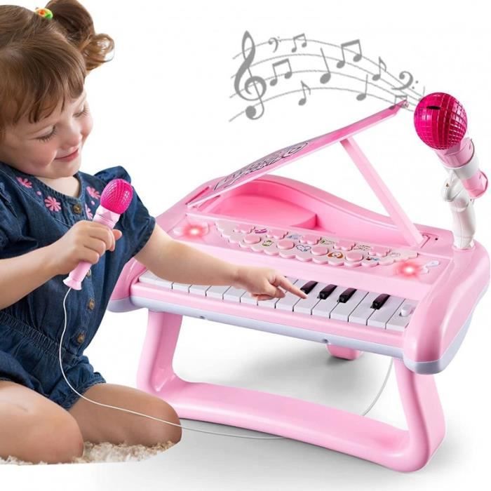 Jouet de Piano pour Bébé 6 Mois avec 7 Aires de Jeux, Cadeau Jouet