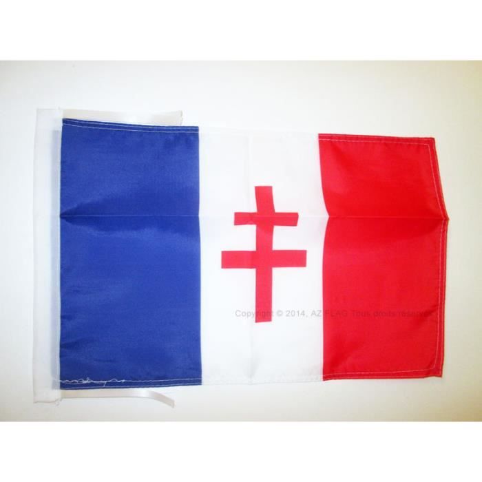 Drapeau Français étendard France 45 x 30 cm Bleu Blanc Rouge pour Voiture