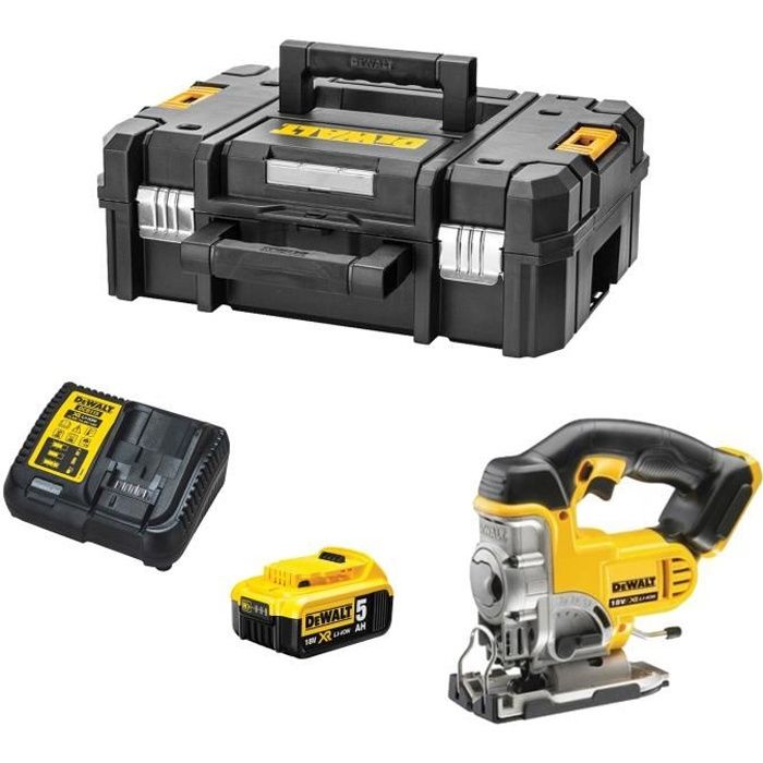 DeWALT DCS331P1 1 x 5 0 Ah + DCB115 + TSTAK II