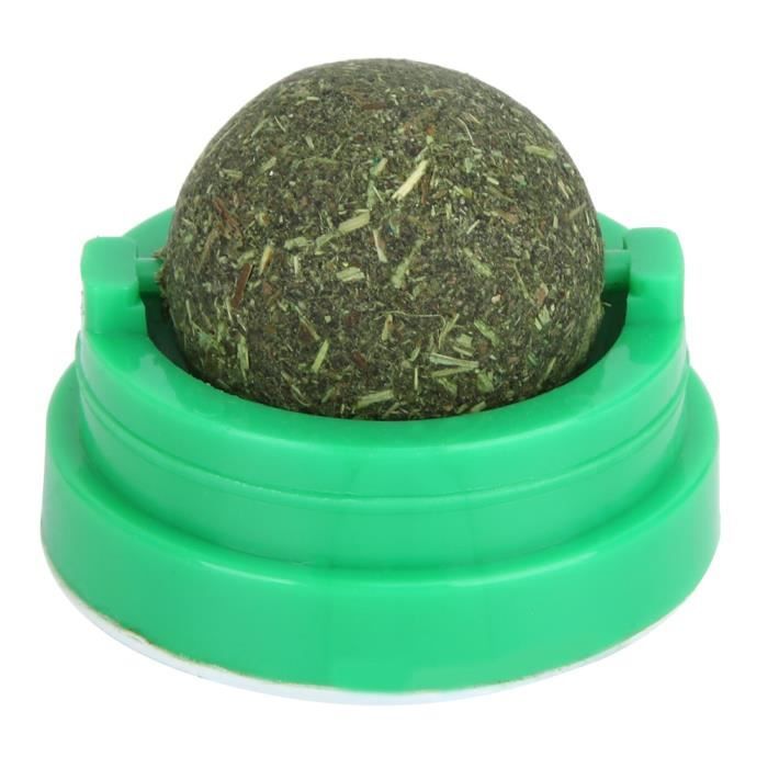 Meilleurs prix pour Fdit jouet d'herbe à chat Jouet de boule d'herbe à chat naturelle pour animaux de compagnie verte alimentation saine alimentation