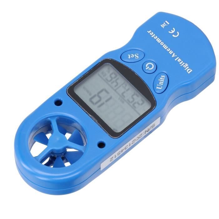 Anémomètre Portable LC-881M Avec Boussole - Mesure Vitesse Vent Et Température