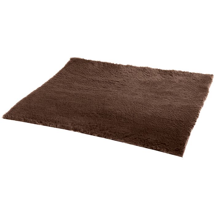 Comparer les prix de Ferplast, tapis pour chiens et chats PLAZA MEDIUM, matelas pour animaux ou chiots, isolant, résistant, lavable, fourrure moelleuse écologique, 100x75 cm marron