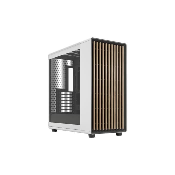 Boîtier PC – FRACTAL DESIGN – North XL RC Chalk White TG – Blanc – ATX – USB 3.1 Gen 2 Type-C – 2xUSB 3.0