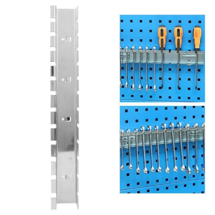 Lot de 3 étagères de rangement en bois pour outils, tournevis muraux