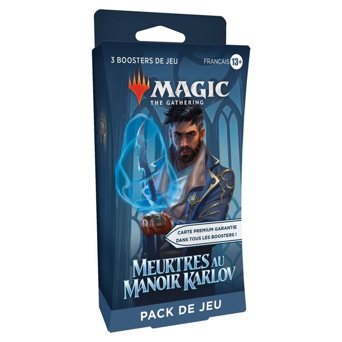 Booster Multipack Magic The Gathering Meurtres au manoir Karlov 3 boosters de jeu HASBRO