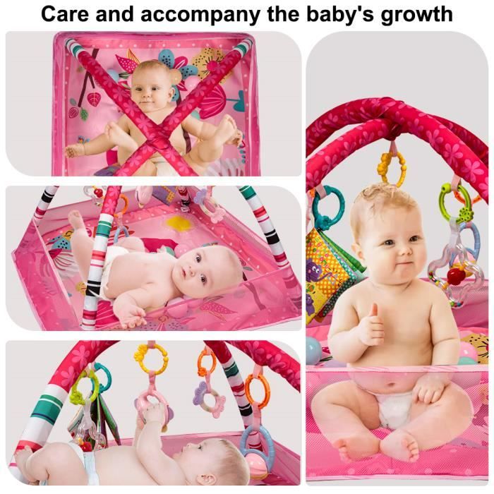 Tapis D'éveil Avec Arche De Jeu Et Piano Pour Bébé MalPlay - 80x65 Cm, Avec Musique
