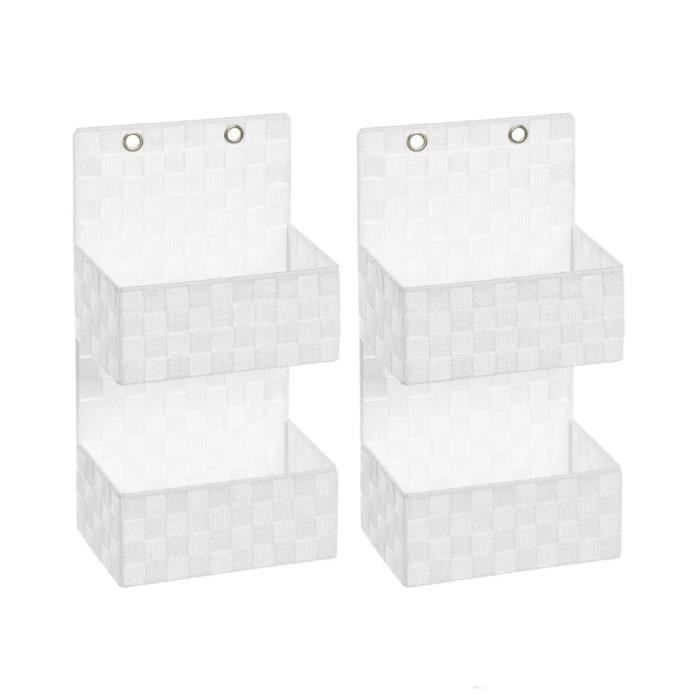 Organisateur De Lunettes 15 Compartiments – Range-Lunettes Mural En Feutre Gris Foncé + 2 Crochets Adhésifs