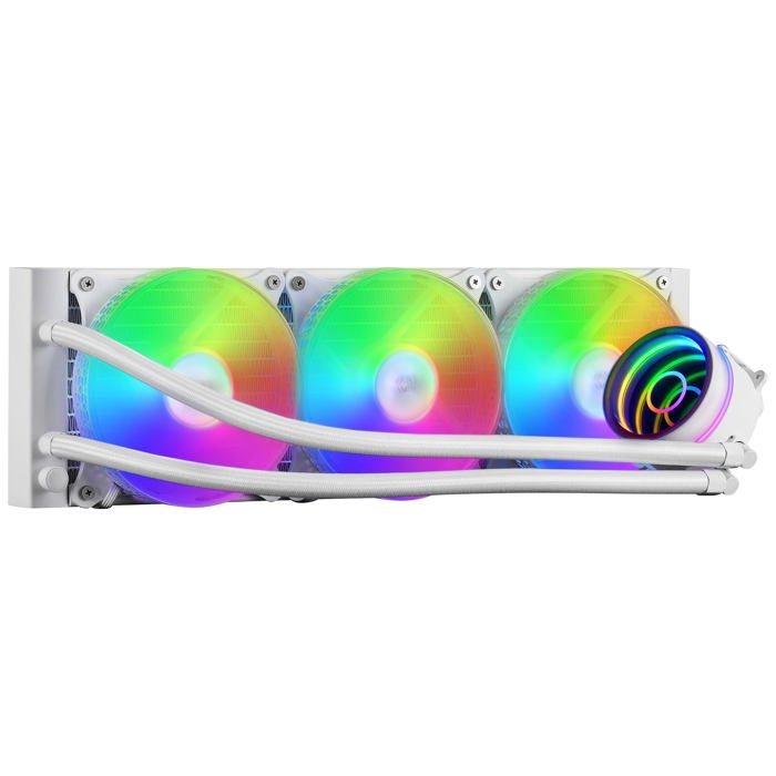 Kit Watercooling AIO - Mars Gaming - ML-One RGB - 360mm - Blanc - 550W TDP