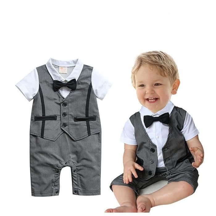 Jaccepte Voyage Interprete Costume Avec Noeud Papillon Bebe 24 Mois Fidelement Beneficiaire Adopter