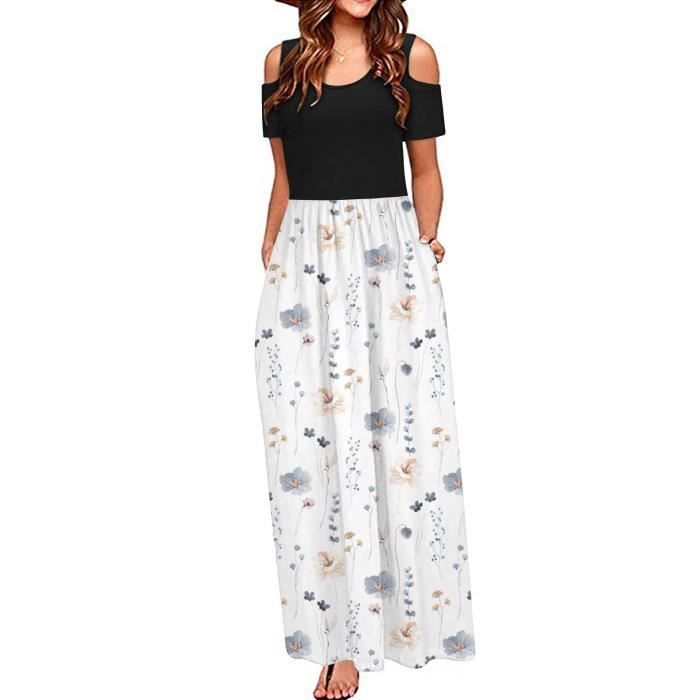 Milumia Pull à Manches Courtes Et Col Rond Pour Femme Avec Poche, Gris