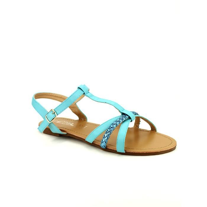Nu pieds turquoise femme Clearance