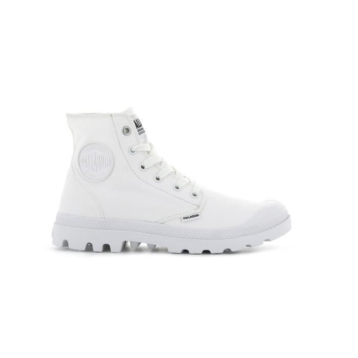 Palladium Baskets Palladium Pampa Hi - blanc - 44 - Homme - Adulte - Textile - Lacets