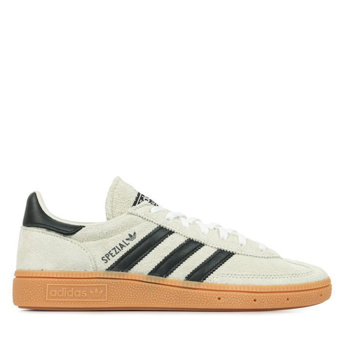 Adidas Chaussures unisexe Adidas - Cuir/Synthétique - Beige - Lacets - Plat