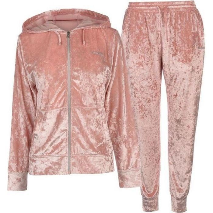 survetement femme rose