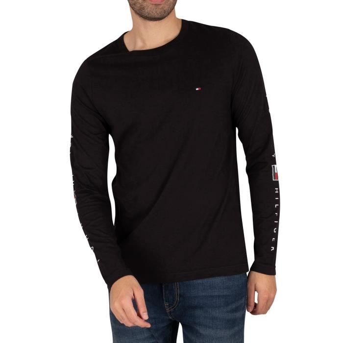 t shirt manche longue tommy hilfiger homme