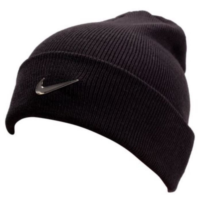 tallarines Stratford on Avon Tecnología Bonnet Noir Homme Nike Swoosh Métal - Cdiscount Prêt-à-Porter