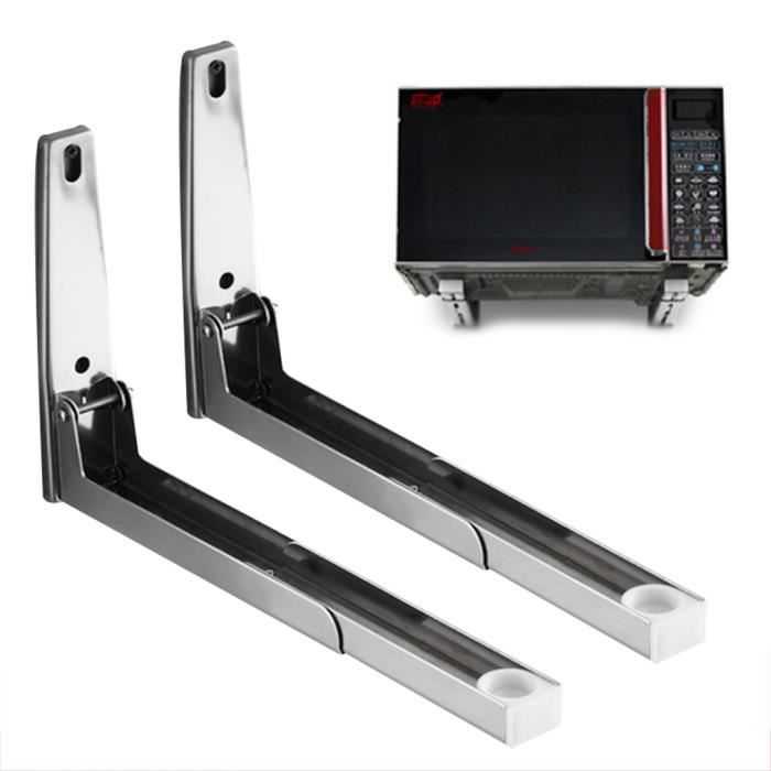 Etagere D Angle Pour Micro Onde Support Micro Ondes Mural Support Etagere D Acier Inox Support De