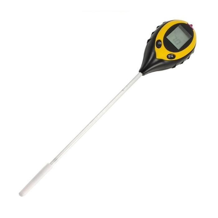 Testeur 4 En 1 Sol, Mesure Azote, Potassium, Température, Sonde Inox