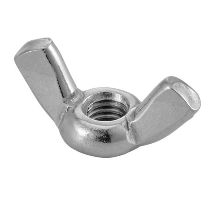 ECROU OREILLES : M10 x 20 Pcs | Acier Inox A2 (Diam. Int. = 10mm ...